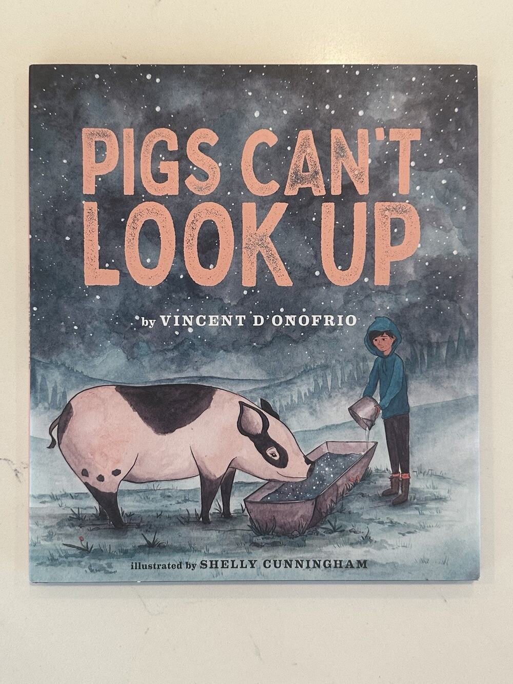 Vincent D'Onofrio SIGNED/AUTOGRAPHED Pigs, can’t look up, Hardcover Book #1